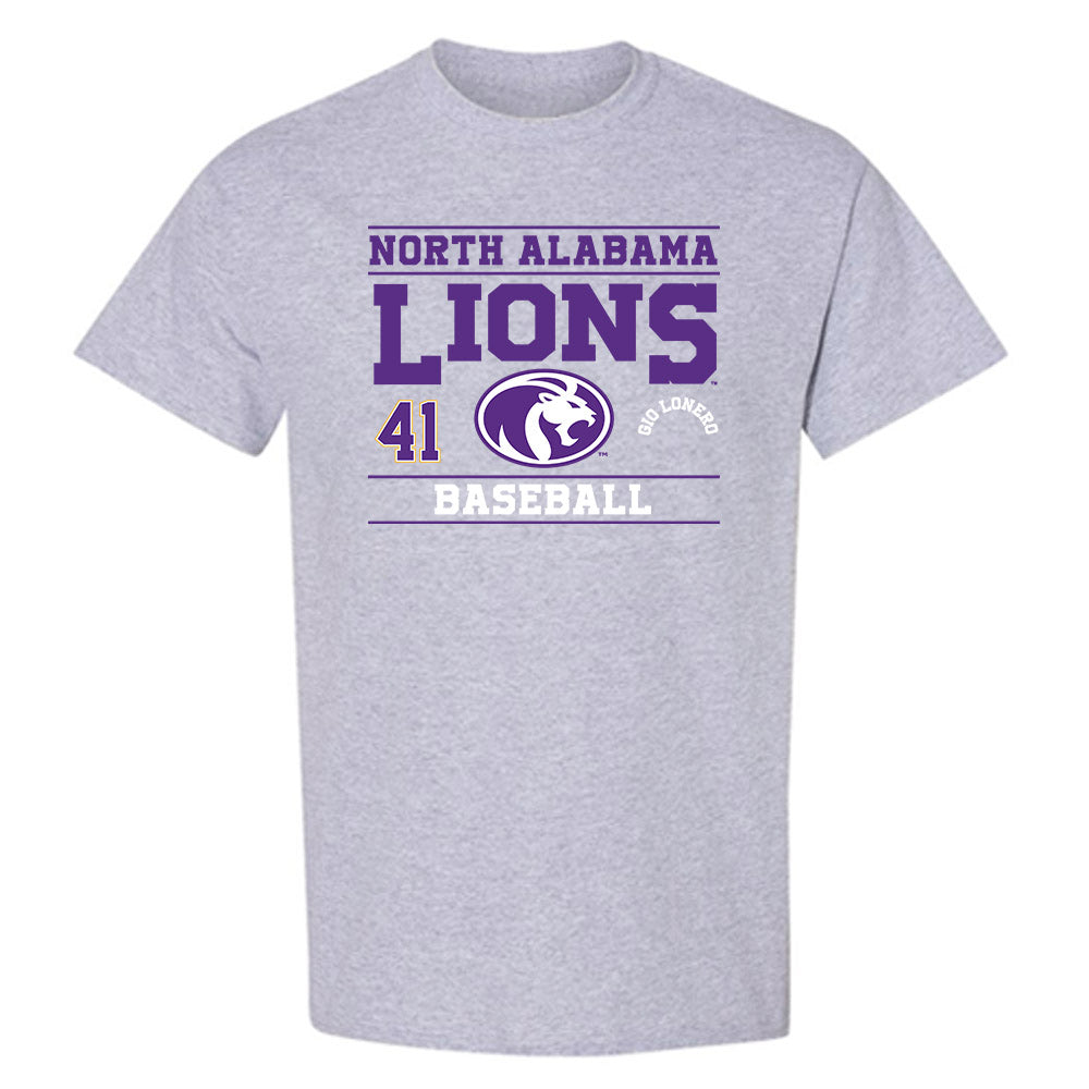 North Alabama - NCAA Baseball : Gio LoNero - Classic Fashion Shersey T-Shirt-0