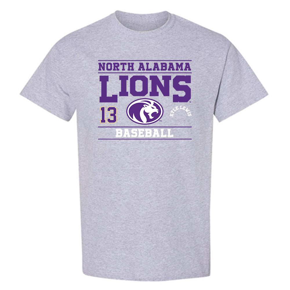 North Alabama - NCAA Baseball : Kyle Lewis - Classic Fashion Shersey T-Shirt-0