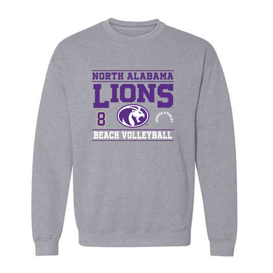 North Alabama - NCAA Beach Volleyball : Jennah Atchley - Classic Fashion Shersey Crewneck Sweatshirt-0