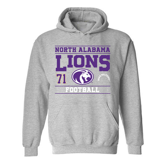 North Alabama - NCAA Football : Noah Bolticoff - Classic Fashion Shersey Hooded Sweatshirt-0
