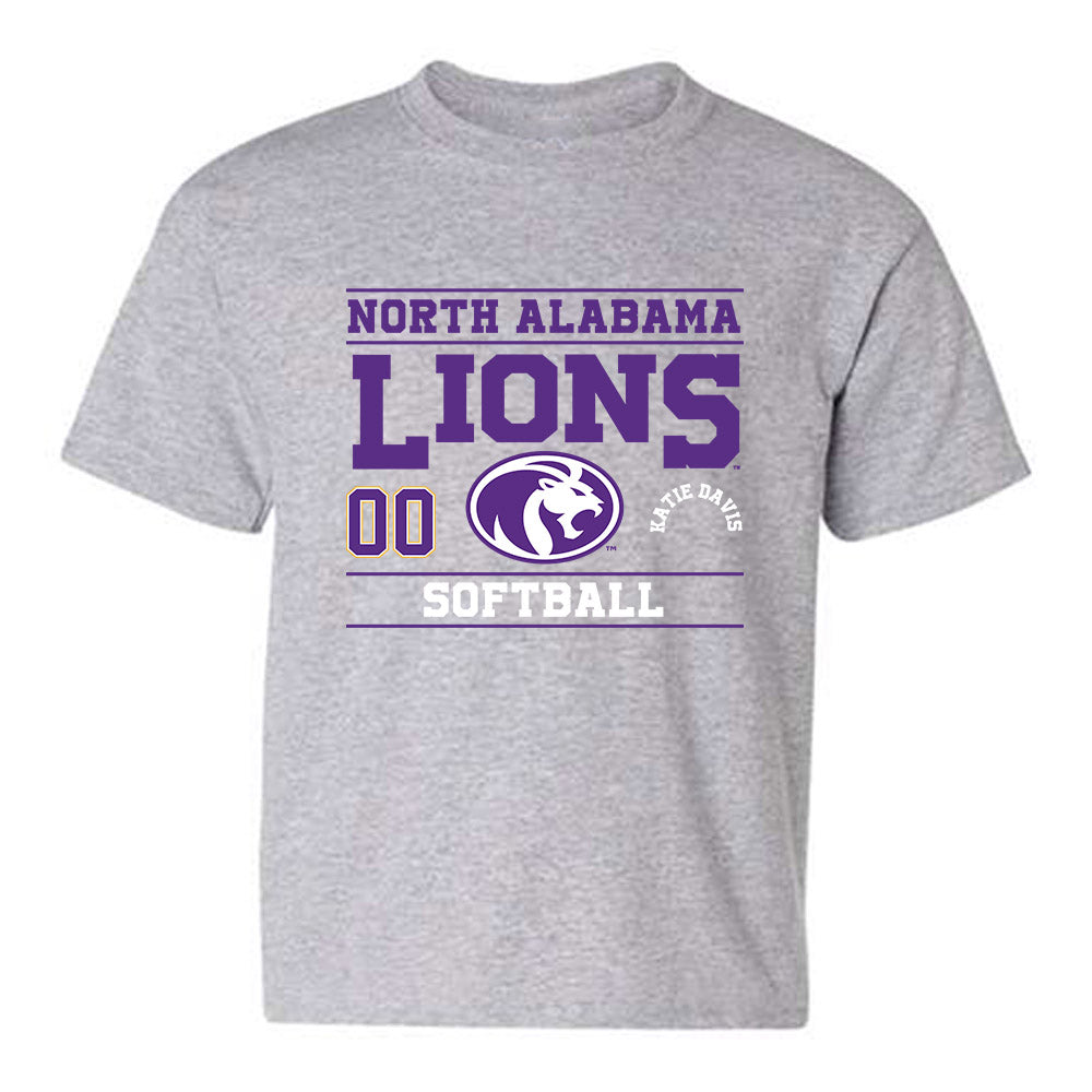 North Alabama - NCAA Softball : Katie Davis - Classic Fashion Shersey Youth T-Shirt-0