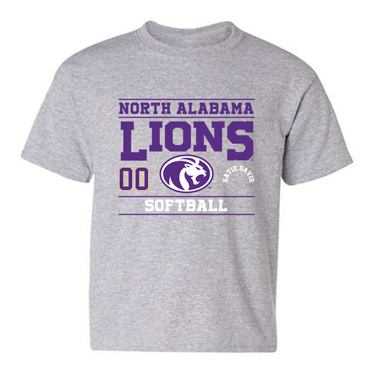North Alabama - NCAA Softball : Katie Davis - Classic Fashion Shersey Youth T-Shirt-0