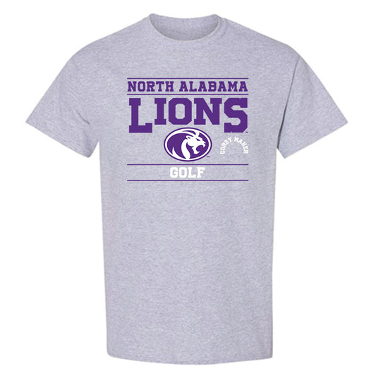 North Alabama - NCAA Men's Golf : Corey Maher - Classic Fashion Shersey T-Shirt-0