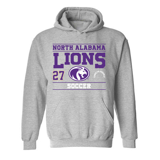 North Alabama - NCAA Women's Soccer : Carolyn Federle - Classic Fashion Shersey Hooded Sweatshirt-0