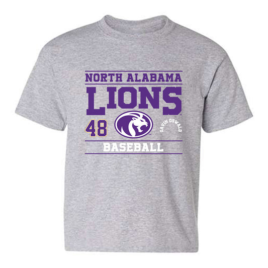 North Alabama - NCAA Baseball : Gavin Oswald - Classic Fashion Shersey Youth T-Shirt-0