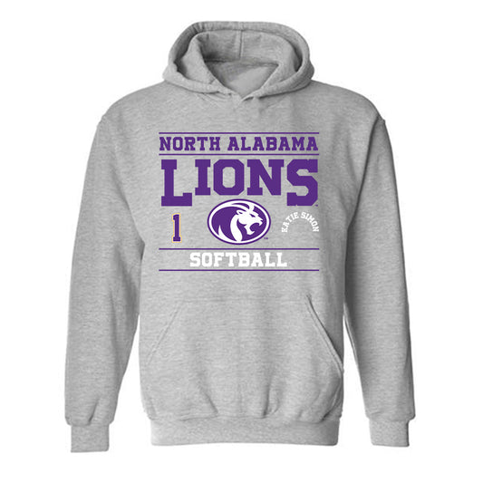North Alabama - NCAA Softball : Katie Simon - Classic Fashion Shersey Hooded Sweatshirt