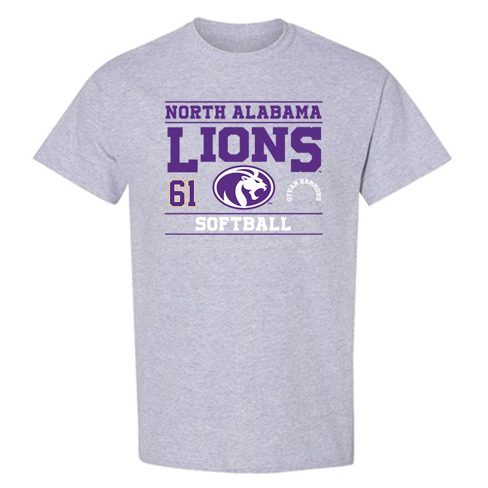 North Alabama - NCAA Softball : Gyvan Hammons - Classic Fashion Shersey T-Shirt-0
