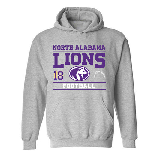North Alabama - NCAA Football : Brannon Oliver - Classic Fashion Shersey Hooded Sweatshirt-0