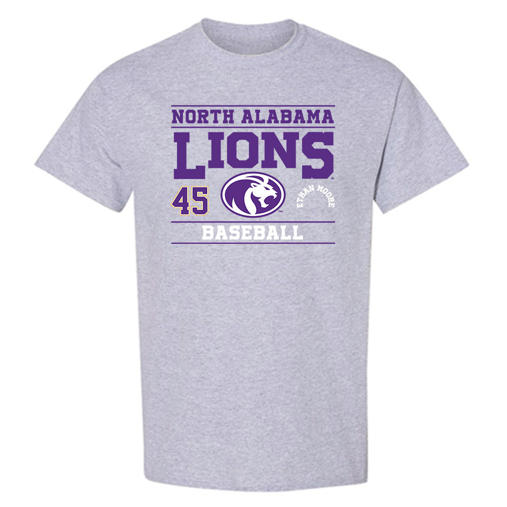 North Alabama - NCAA Baseball : Ethan Moore - Classic Fashion Shersey T-Shirt-0