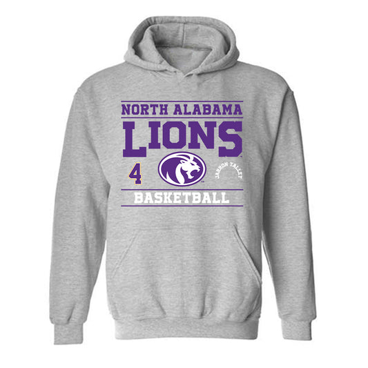 North Alabama - NCAA Men's Basketball : Jarron Talley - Classic Fashion Shersey Hooded Sweatshirt-0