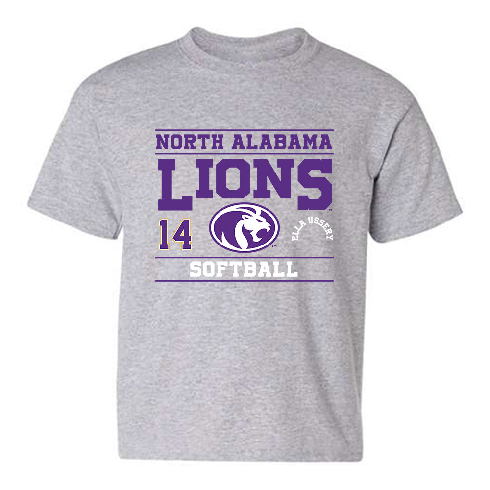 North Alabama - NCAA Softball : Ella Ussery - Classic Fashion Shersey Youth T-Shirt-0