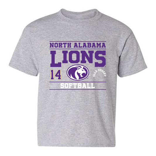 North Alabama - NCAA Softball : Ella Ussery - Classic Fashion Shersey Youth T-Shirt-0