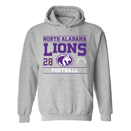 North Alabama - NCAA Football : Jalen Fletcher - Classic Fashion Shersey Hooded Sweatshirt-0