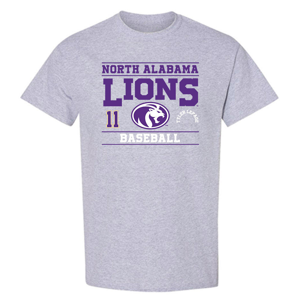 North Alabama - NCAA Baseball : Tyler LePage - Classic Fashion Shersey T-Shirt-0