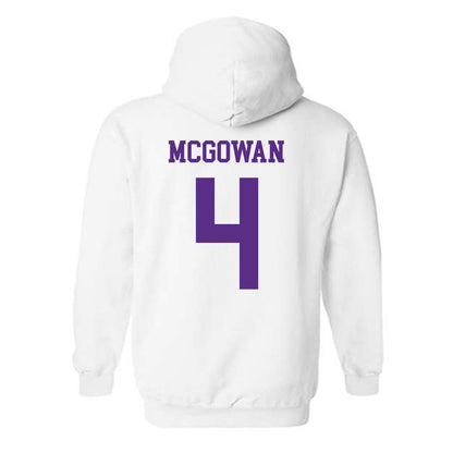 North Alabama - NCAA Women's Volleyball : Kinslee McGowan - Classic Fashion Shersey Hooded Sweatshirt-1