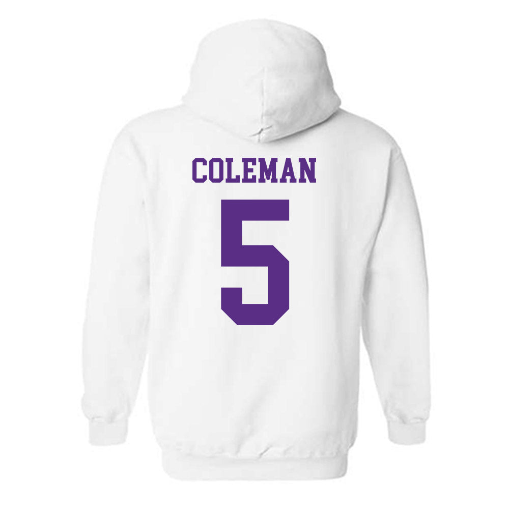 North Alabama - NCAA Baseball : Dylan Coleman - Classic Fashion Shersey Hooded Sweatshirt-1