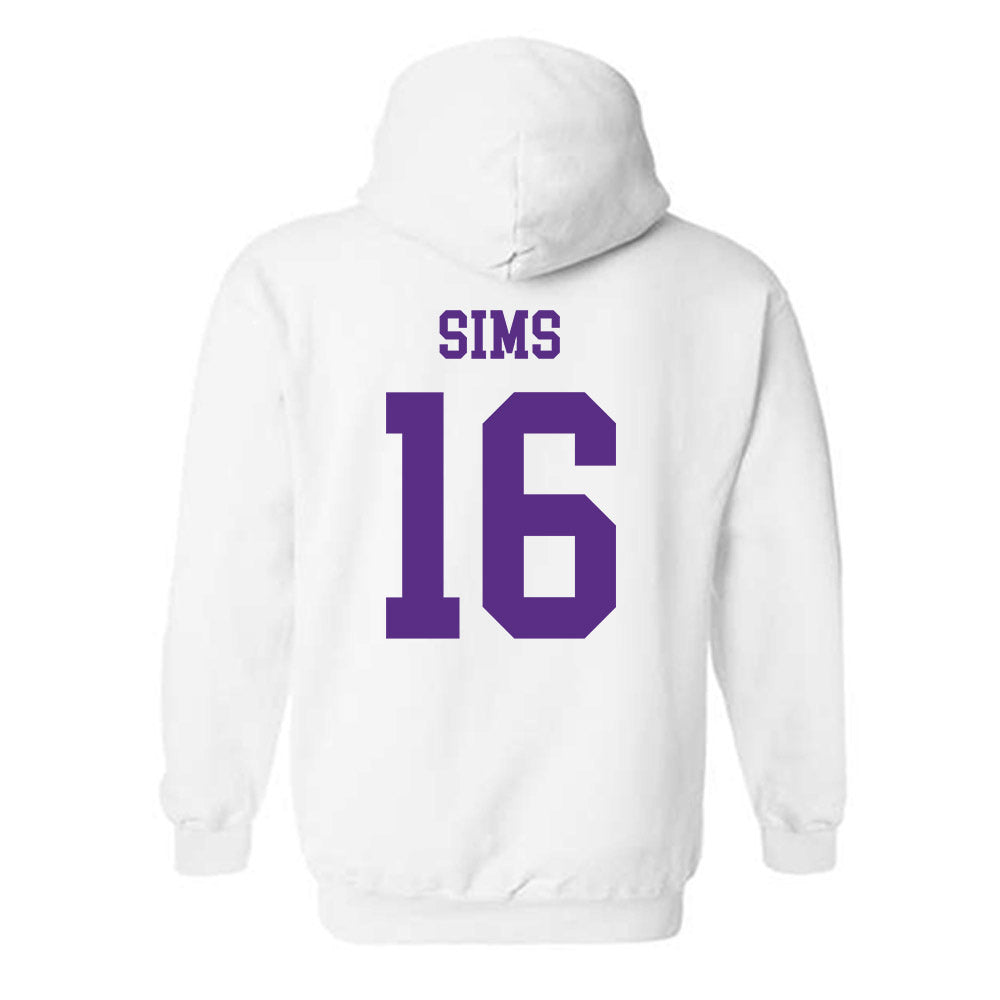 North Alabama - NCAA Football : Raelon Sims - Classic Fashion Shersey Hooded Sweatshirt-1