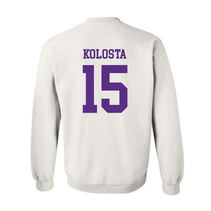 North Alabama - NCAA Women's Volleyball : Jenna Kolosta - Classic Fashion Shersey Crewneck Sweatshirt-1