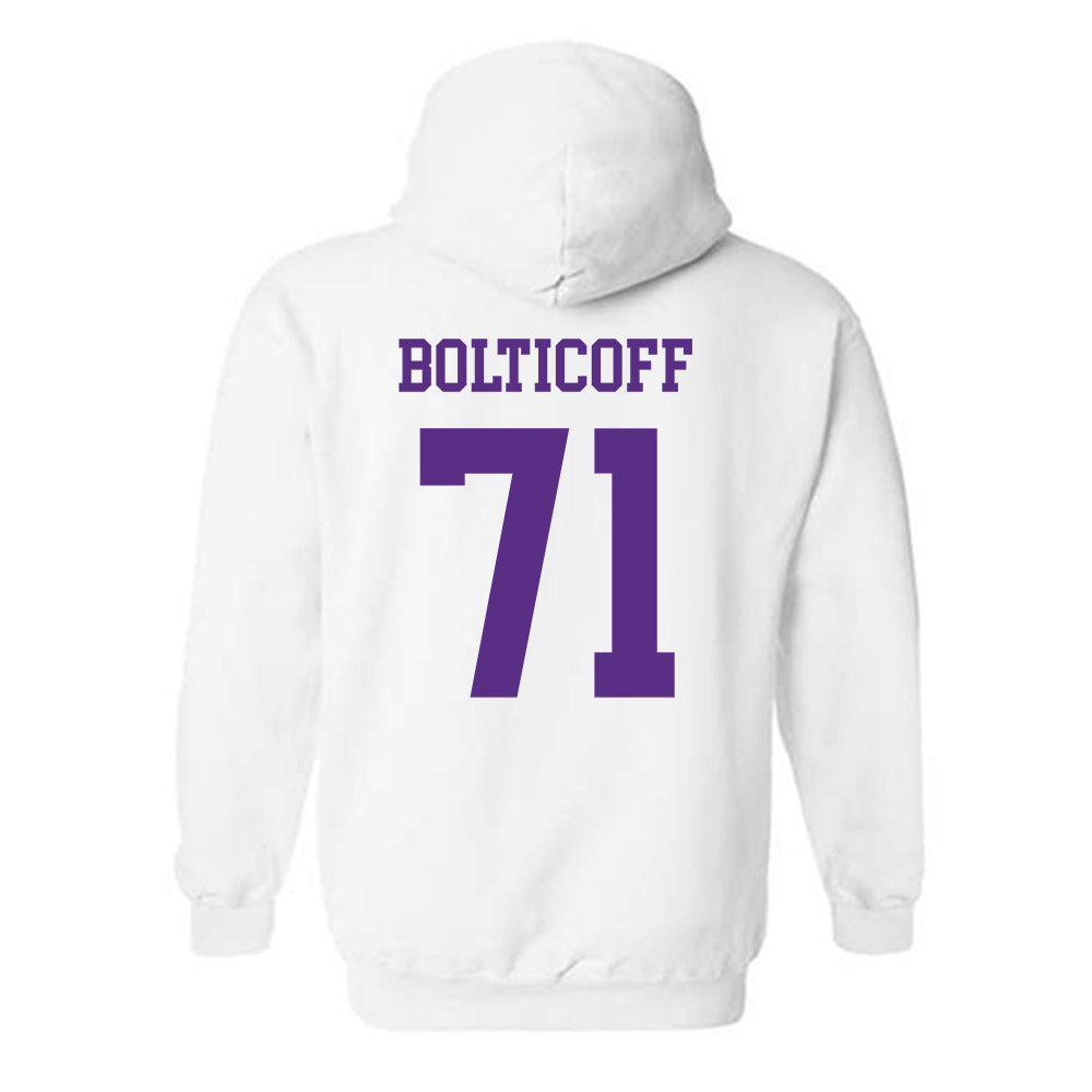 North Alabama - NCAA Football : Noah Bolticoff - Classic Fashion Shersey Hooded Sweatshirt-1