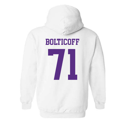 North Alabama - NCAA Football : Noah Bolticoff - Classic Fashion Shersey Hooded Sweatshirt-1