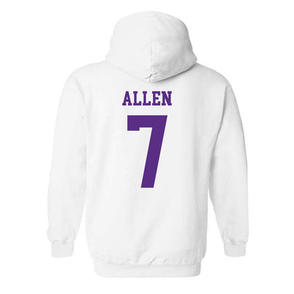 North Alabama - NCAA Women's Soccer : Maddie Allen - Classic Fashion Shersey Hooded Sweatshirt-3