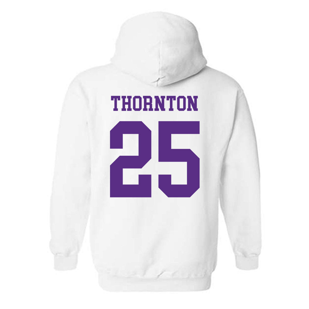 North Alabama - NCAA Football : Logan Thornton - Classic Fashion Shersey Hooded Sweatshirt-1