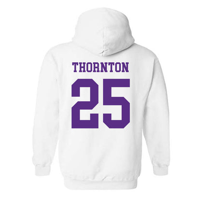 North Alabama - NCAA Football : Logan Thornton - Classic Fashion Shersey Hooded Sweatshirt-1