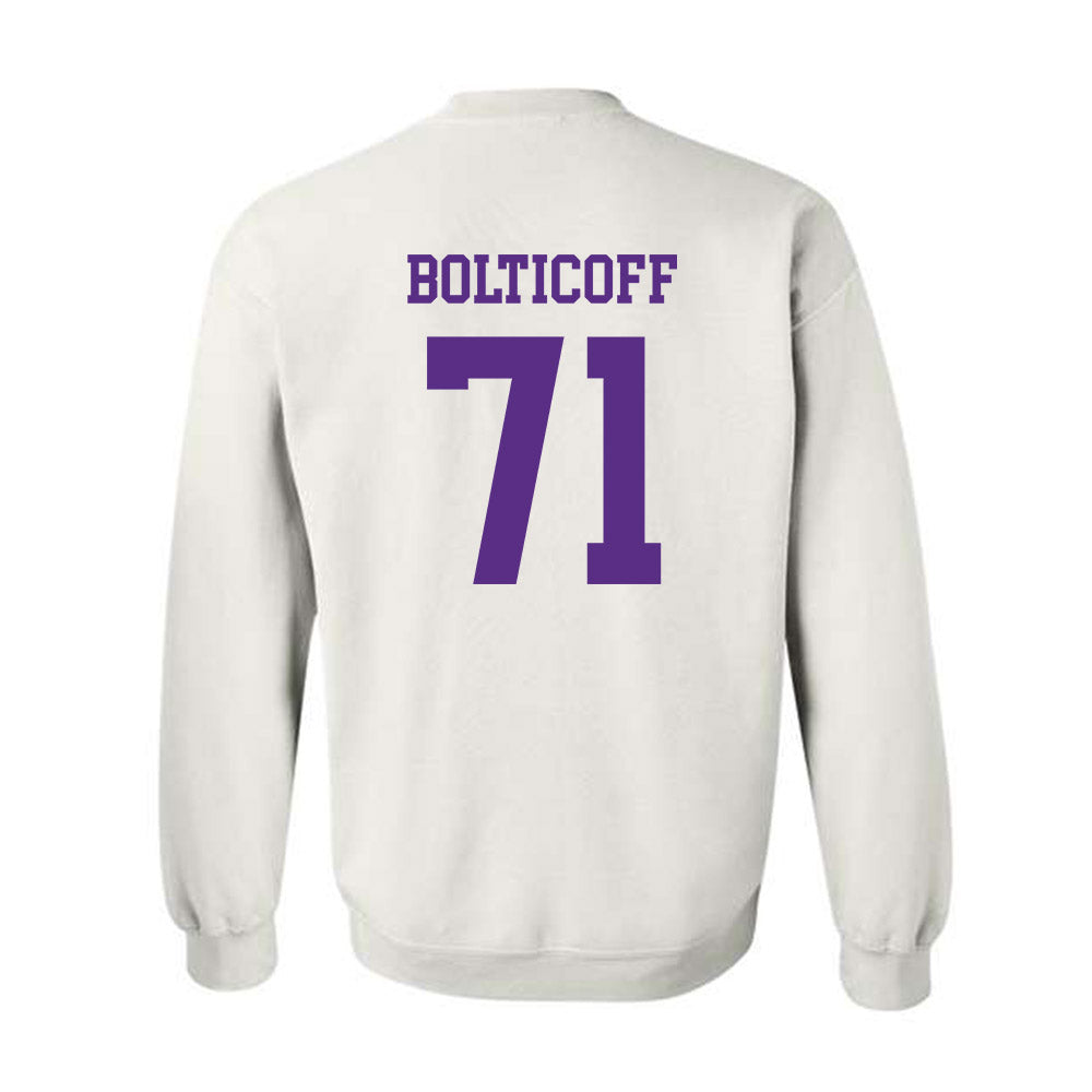 North Alabama - NCAA Football : Noah Bolticoff - Classic Fashion Shersey Crewneck Sweatshirt-1