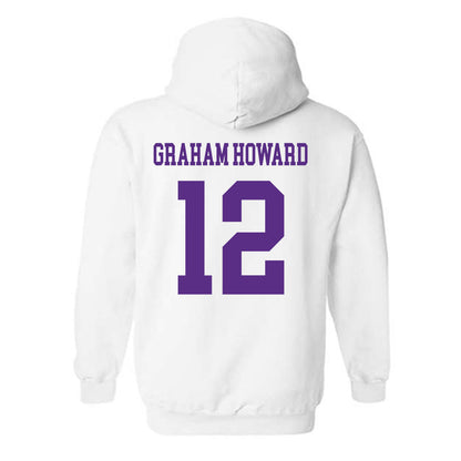 North Alabama - NCAA Men's Basketball : Cortez Graham Howard - Classic Fashion Shersey Hooded Sweatshirt-1
