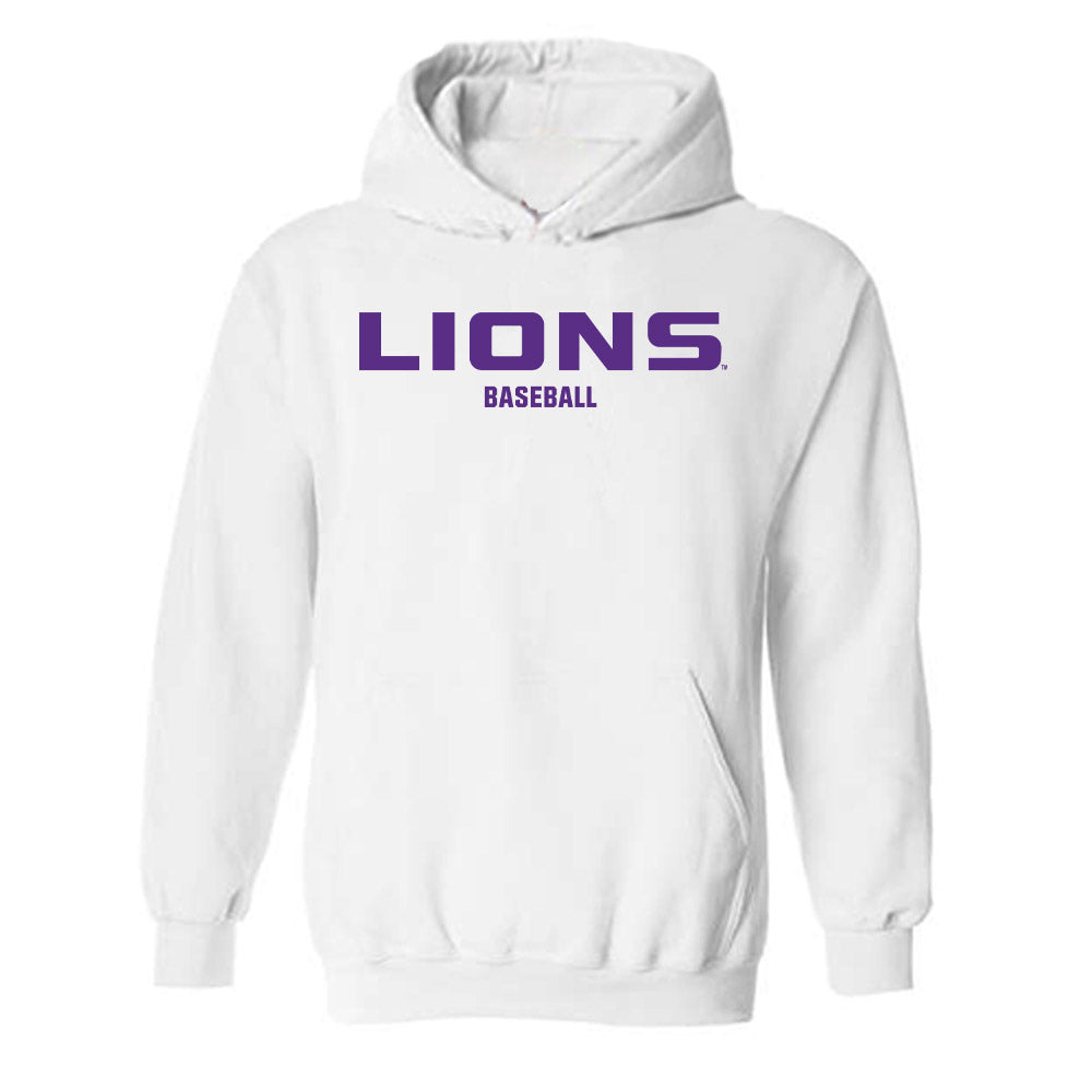 North Alabama - NCAA Baseball : Ethan Moore - Classic Fashion Shersey Hooded Sweatshirt-0