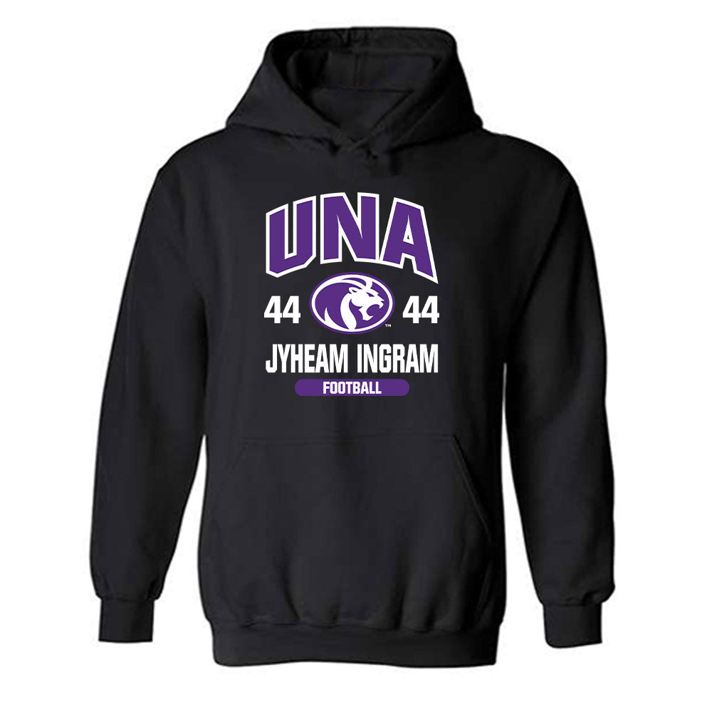 North Alabama - NCAA Football : Jyheam Ingram - Classic Fashion Shersey Hooded Sweatshirt-0