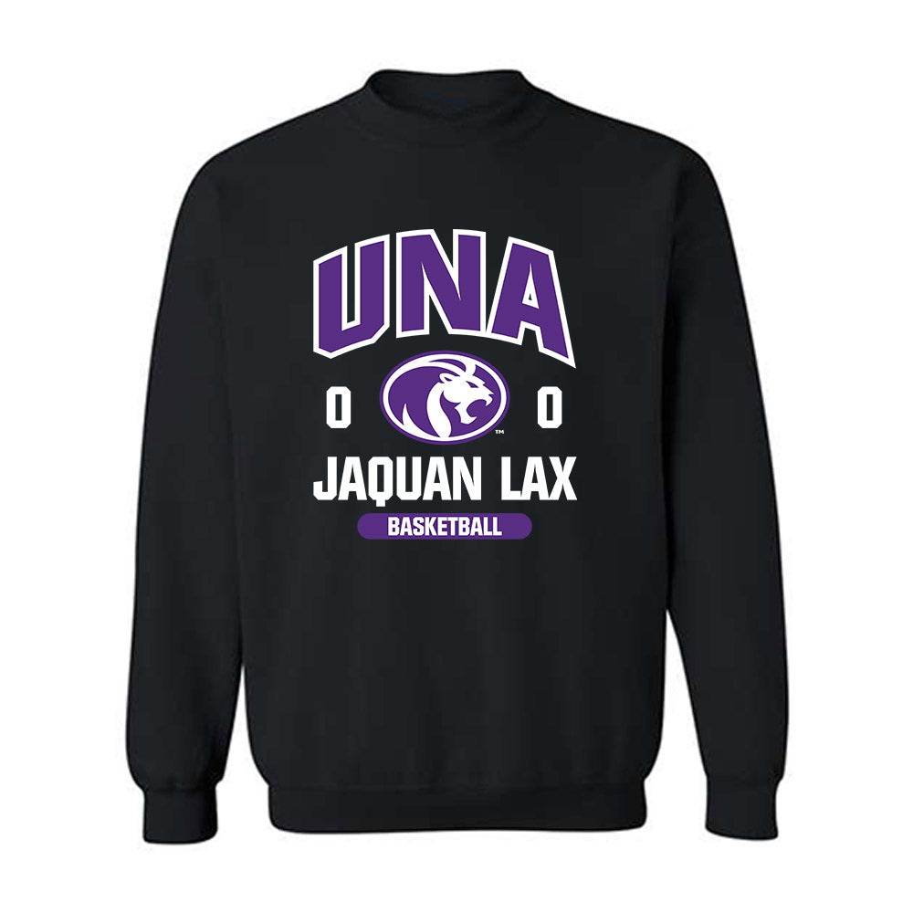 North Alabama - NCAA Men's Basketball : Jaquan Lax - Classic Fashion Shersey Crewneck Sweatshirt-0