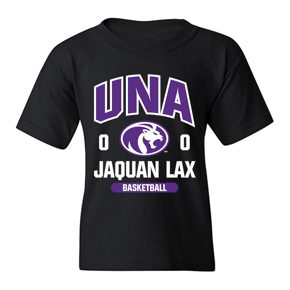 North Alabama - NCAA Men's Basketball : Jaquan Lax - Classic Fashion Shersey Youth T-Shirt-0
