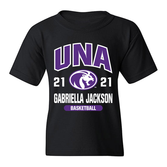 North Alabama - NCAA Women's Basketball : Gabriella Jackson - Classic Fashion Shersey Youth T-Shirt-0