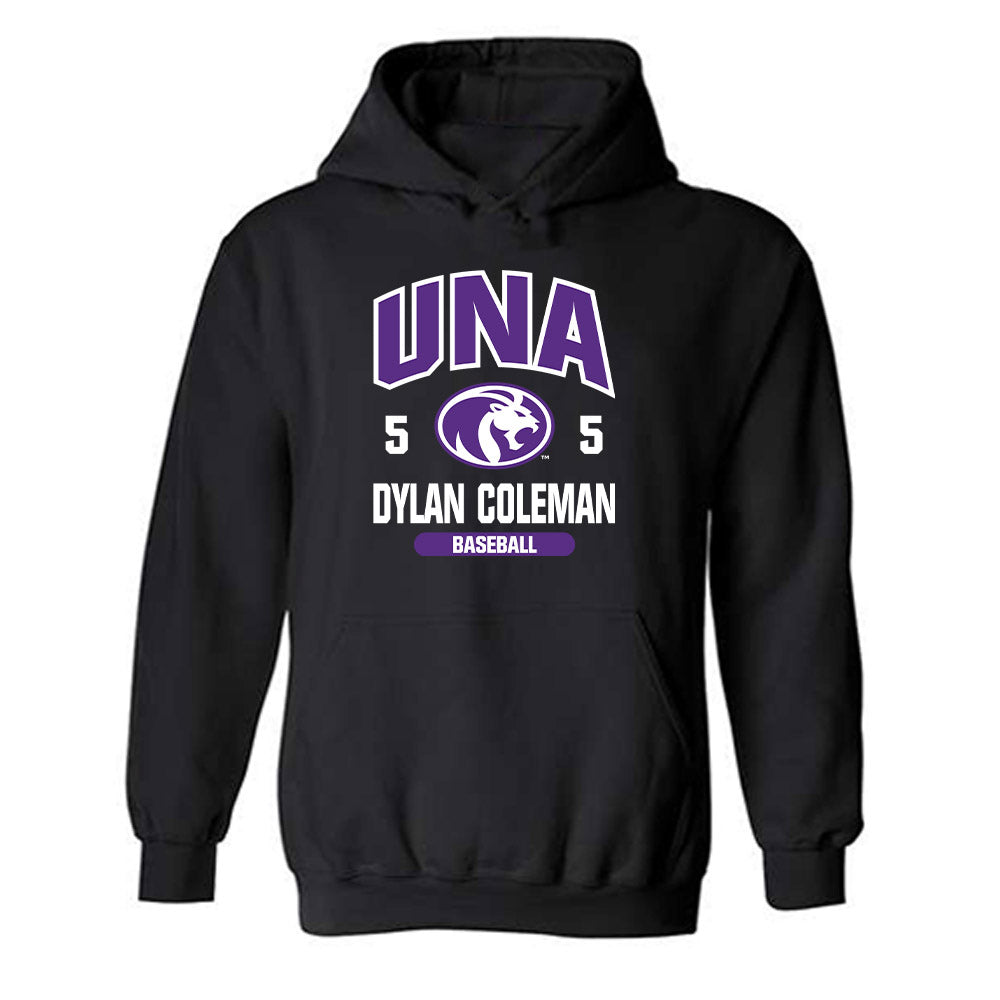 North Alabama - NCAA Baseball : Dylan Coleman - Classic Fashion Shersey Hooded Sweatshirt-0