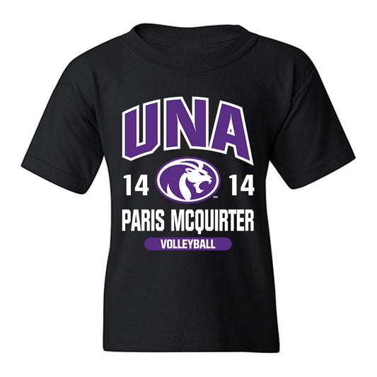 North Alabama - NCAA Women's Volleyball : Paris McQuirter - Classic Fashion Shersey Youth T-Shirt-0