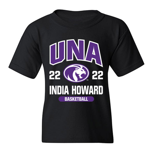 North Alabama - NCAA Women's Basketball : India Howard - Classic Fashion Shersey Youth T-Shirt-0