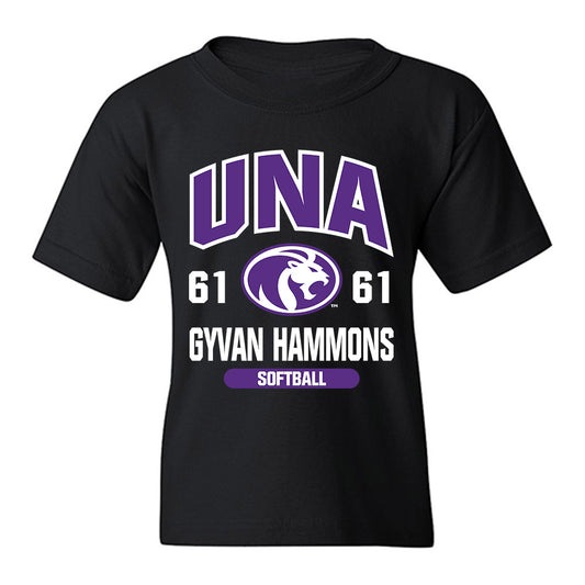 North Alabama - NCAA Softball : Gyvan Hammons - Classic Fashion Shersey Youth T-Shirt-0