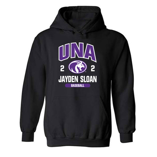 North Alabama - NCAA Baseball : Jayden Sloan - Classic Fashion Shersey Hooded Sweatshirt-0