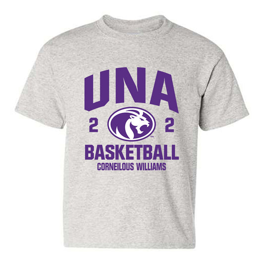 North Alabama - NCAA Men's Basketball : Corneilous Williams - Classic Fashion Shersey Youth T-Shirt-0
