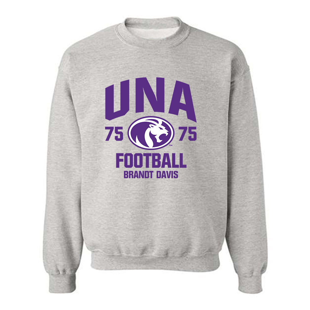 North Alabama - NCAA Football : Brandt Davis - Classic Fashion Shersey Crewneck Sweatshirt-0