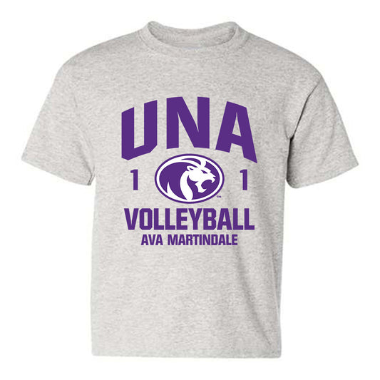 North Alabama - NCAA Women's Volleyball : Ava Martindale - Classic Fashion Shersey Youth T-Shirt-0