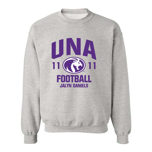 North Alabama - NCAA Football : Jalyn Daniels - Classic Fashion Shersey Crewneck Sweatshirt-0