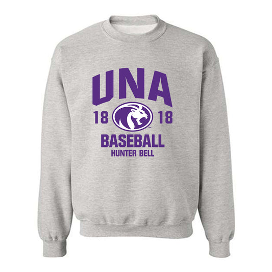 North Alabama - NCAA Baseball : Hunter Bell - Classic Fashion Shersey Crewneck Sweatshirt-0