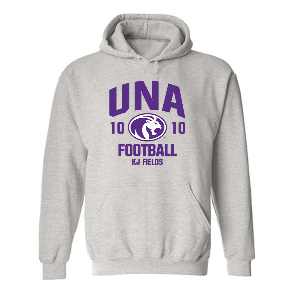 North Alabama - NCAA Football : KJ Fields - Classic Fashion Shersey Hooded Sweatshirt-0