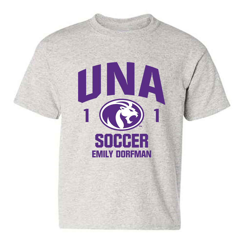 North Alabama - NCAA Women's Soccer : Emily Dorfman - Classic Fashion Shersey Youth T-Shirt-0