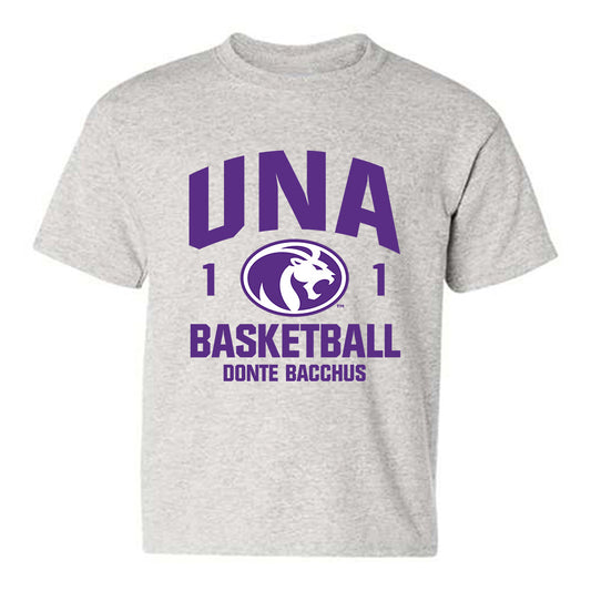 North Alabama - NCAA Men's Basketball : Donte Bacchus - Classic Fashion Shersey Youth T-Shirt-0