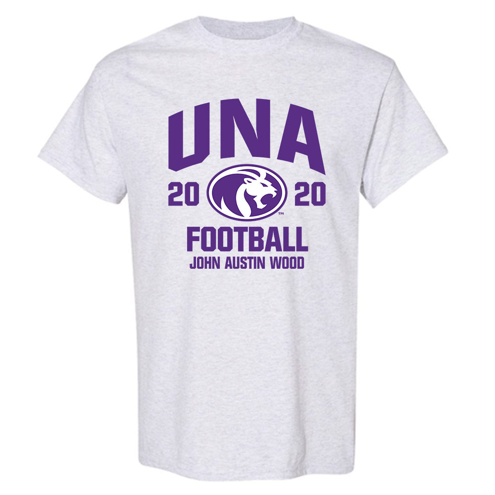 North Alabama - NCAA Football : John Austin Wood - Classic Fashion Shersey T-Shirt-0