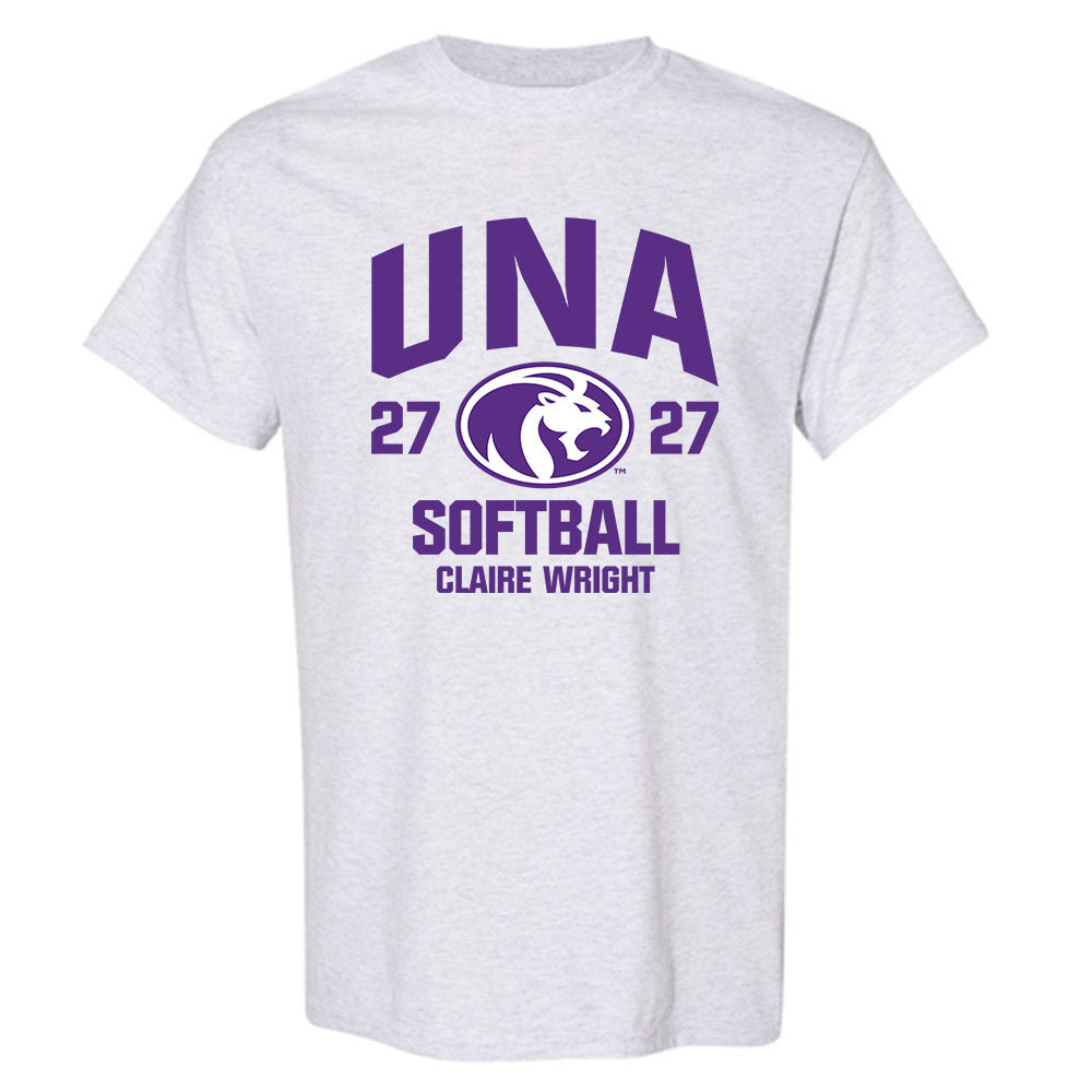 North Alabama - NCAA Softball : Claire Wright - Classic Fashion Shersey T-Shirt-0