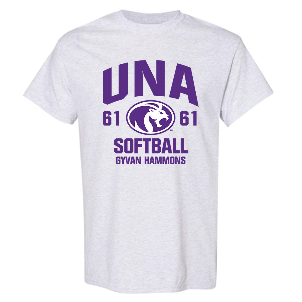 North Alabama - NCAA Softball : Gyvan Hammons - Classic Fashion Shersey T-Shirt-0